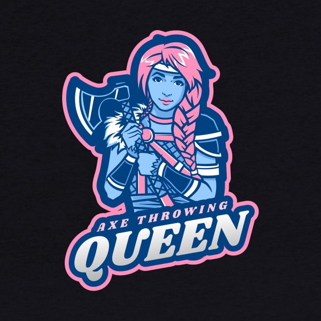 Axe Throwing Queen by JonTee